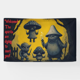 Der Nacht Schatten Schabernack: Gruselige Pilz Kob Banner