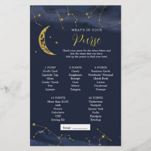 Der nächtliche Himmel über dem Mond, was in deiner