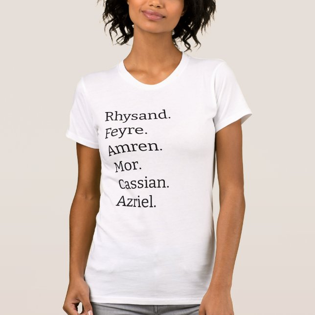Der Nachtplatz - ACOTAR T-Shirt (Vorderseite)