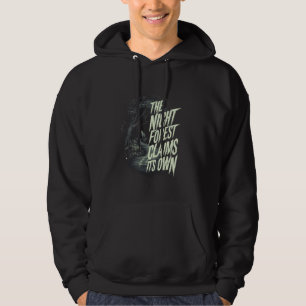 Der Nachtwald fordert seinen Tribut in dunklem, gr Hoodie