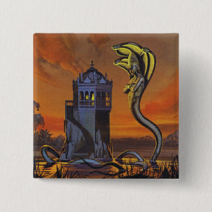 Der Naga-König (Farbelitho) Button