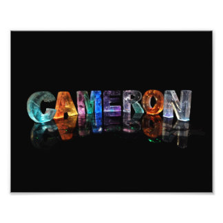 Der Name Cameron in Extravaganten Buchstaben Fotodruck