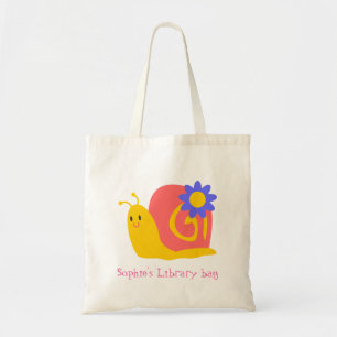 Der Name der niedlichen Schnecke - Büchertasche Tragetasche