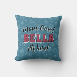 Der Name des Hundes Funny Design Akzent Kissen