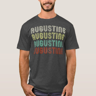 Der Name ist Augustine in Funny Retro Vintag T-Shirt