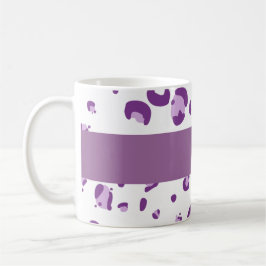 Der Name-Leopard-Druck des besten Lehrers Kaffeetasse