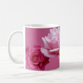 Der Name Miriam hübsch rosa Rosa Rosa Blütenblume Kaffeetasse