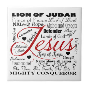 Der Name von Jesus Fliese