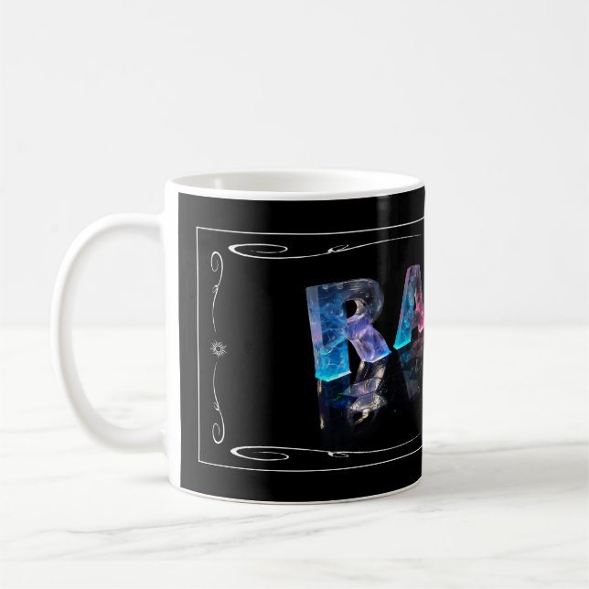 Der Namensralph in 3D beleuchtet (Fotografie) Kaffeetasse (Links)