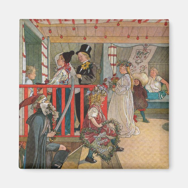Der Namenstag von Carl Larsson Magnet (Vorne)