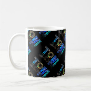 Der Namenstom - Name in den Lichtern (Fotografie) Kaffeetasse
