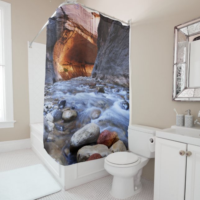 Der Narrows Zion Nationalpark Utah Duschvorhang (Beispiel)