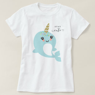 Der Narwhal der erwachsenen Frau T-Shirt