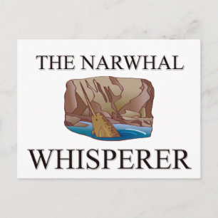 Der Narwhal Whisperer Postkarte