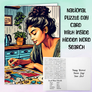 Der National Puzzle Day ist am 29. Januar Karte
