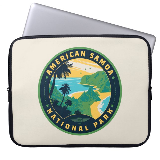 Der Nationalpark Amerikanisch-Samoas Laptopschutzhülle (Vorderseite)