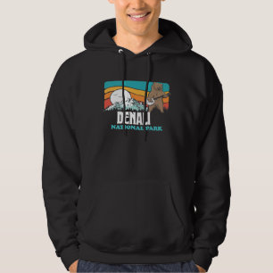 Der Nationalpark Denali Alaska Berge Banjo Bear Hoodie
