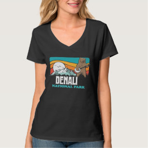Der Nationalpark Denali Alaska Berge Banjo Bear T-Shirt