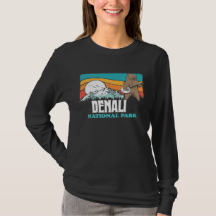 Der Nationalpark Denali Alaska Berge Banjo Bear T-Shirt