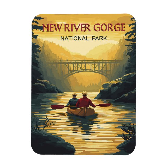 Der Nationalpark der New River Gorge Magnet (Vertikal)