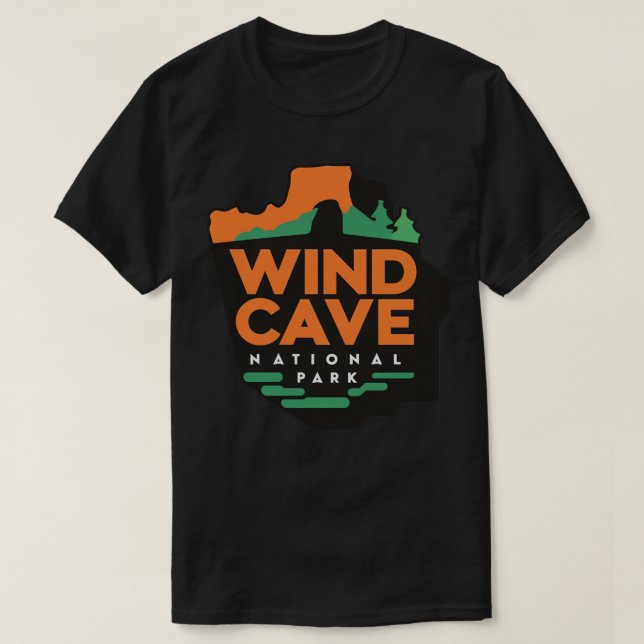 Der Nationalpark der Windhöhle spiegelt die natürl T-Shirt (Design vorne)