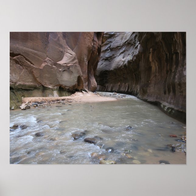 Der Nationalpark Narrows Zion Poster (Vorne)