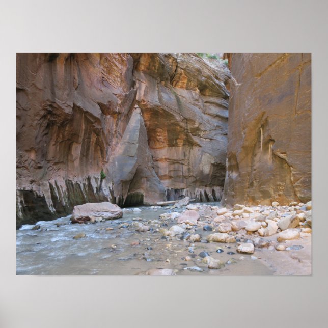 Der Nationalpark Narrows Zion Poster (Vorne)