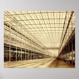Der Nave am Kristallpalast, Hyde Park, im März Poster