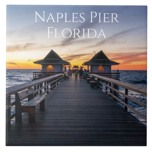 Der Neapel-Pier in Florida Fliese (Vorderseite)
