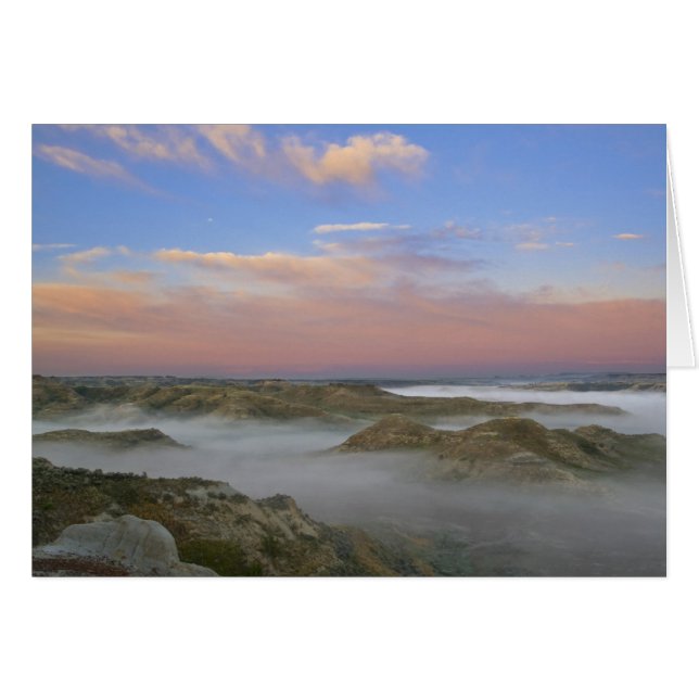 Der Nebel vom Little Missouri liegt im (Vorderseite (Horizontal))