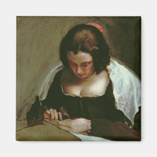 Der Needlewoman, c.1640-50 Magnet