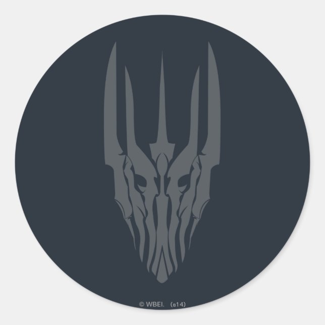 Der Nekromanten von Dol Guldur Runder Aufkleber (Vorderseite)