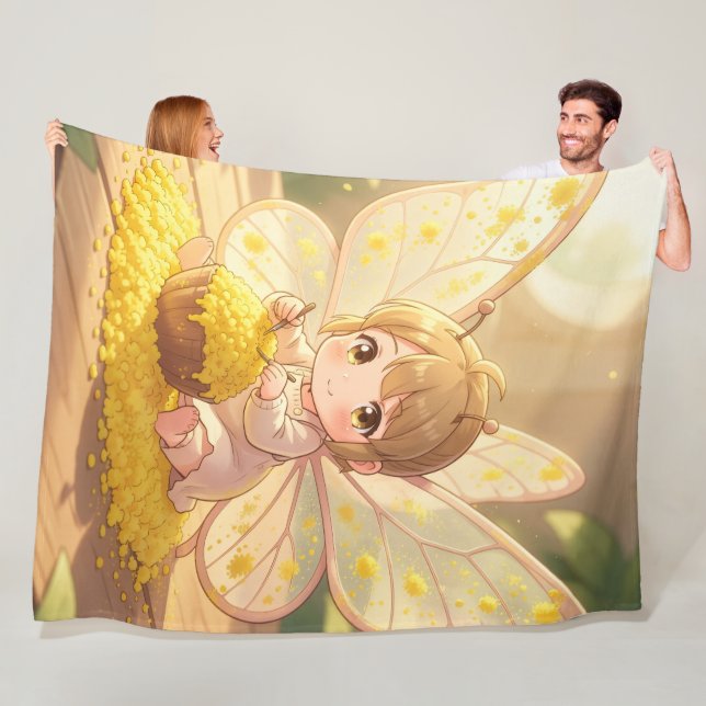 Der Nektarkünstler.1 Fleecedecke (Beispiel)