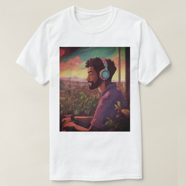 Der Neonjungle Beats, T-Shirt für Männer (Design vorne)