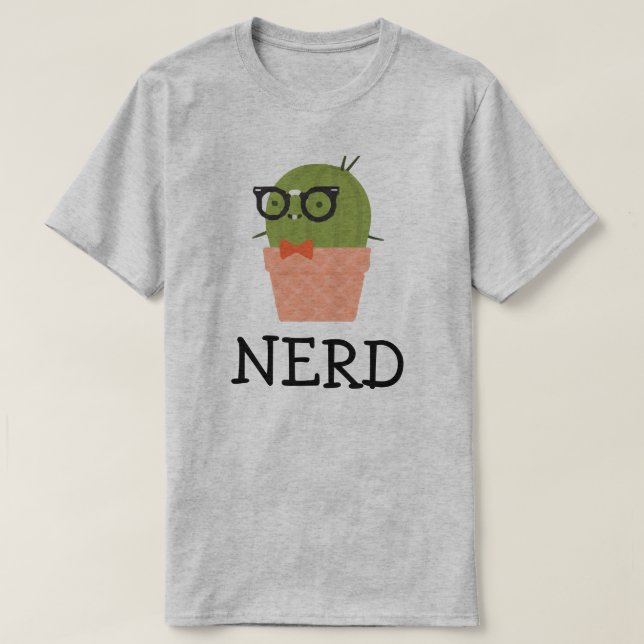 Der Nerd-T-Shirt der Männer T-Shirt (Design vorne)