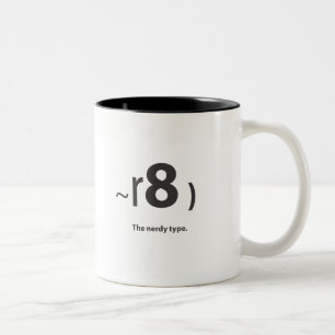 der Nerdtyp Zweifarbige Tasse