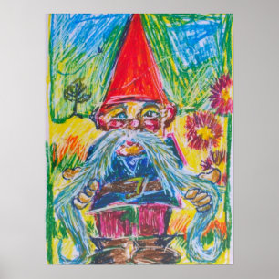 Der Nest-ErbauerGnome Poster