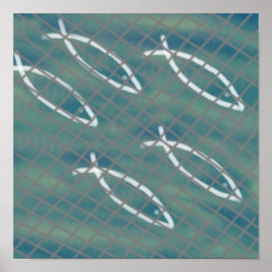 Der Nettodruck des Fischers Poster