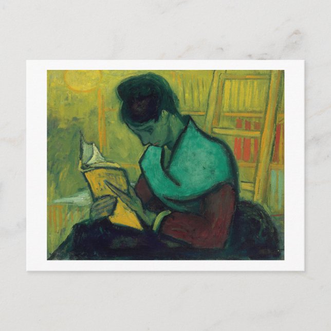 Der neuartige Leser, Van Gogh Fine Art Postkarte (Vorderseite)
