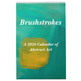 Der neue 2026 Brushstrokes Einseitige Kalender
