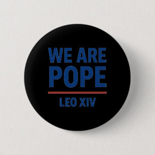 Der neue amerikanische Papst Leo Xiv Button