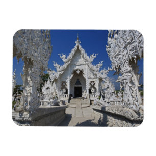 Der neue, ganz weiße Tempel von Wat Rong Khun in Magnet