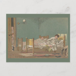 Der neue Junge: verzauberte Bettwäsche Postkarte