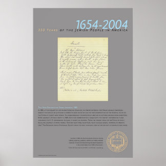 Der neue Koloss von Emma Lazarus, 1883 Poster