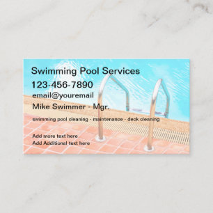 Der neue Pool-Service Visitenkarte