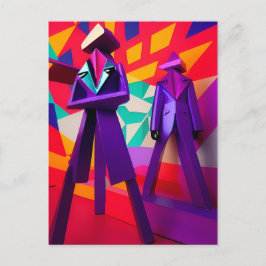 Der neue Wave Order Ken Gage Surrealismus Postkarte