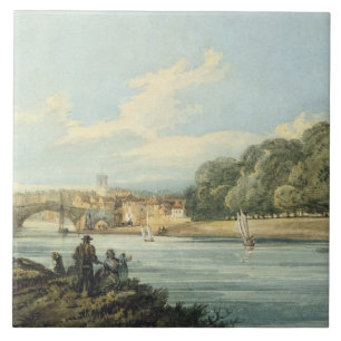 Der neue Weg, York, c.1798 (Bleistift und w/c auf Fliese