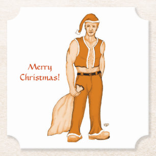 Der neue Weihnachtsmann - Frohe Weihnachten! Untersetzer