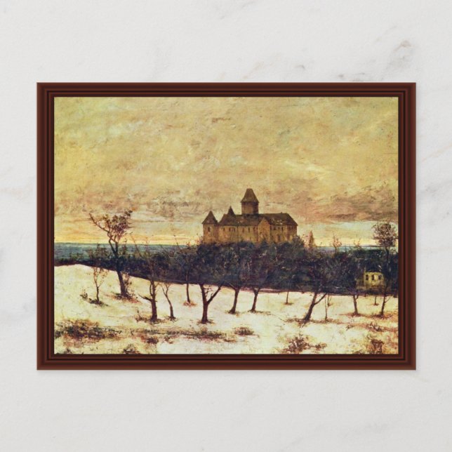 Der Neuenburgersee durch Courbet Gustave Postkarte (Vorderseite)