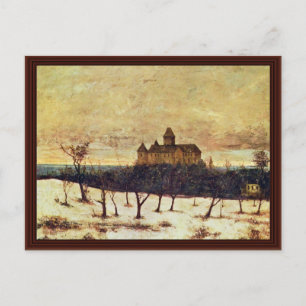 Der Neuenburgersee durch Courbet Postkarte